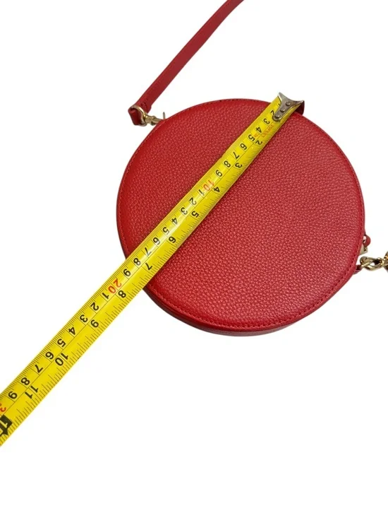 Bandolier red leather Leah crossbody bag - Picture 5 of 6